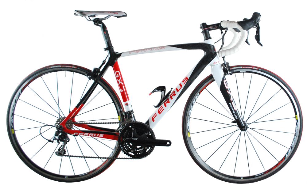 Vélo Ferrus GX3 Cyclo Rouge - Shimano 105/5703 Triple