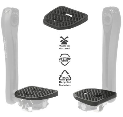 Adaptateur Pédale Vélo Acier Inox 304 - Conversion 1/2" Vers 9/16", Longueur 20 Mm, Argent, Paire