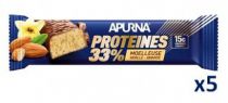 Boîte 5 Barres 45g HyperProtéinée Apurna Proteines 33% Moelleuse