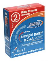 Boite 6 Dosettes 27g Gel Fluide Fenioux Energie Raid BCAA - Milieu de Course