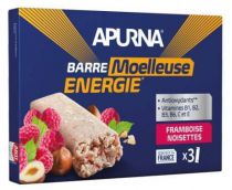 Bote de 3 Barres 40g Apurna Moelleuse Energie