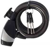 Cadenas Antivol OXC Cl Coil 12 Noir 12x1500mm