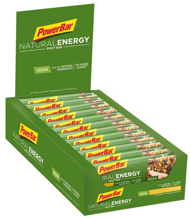 Carton 24 Barres PowerBar Natural Energy Fruit 40g