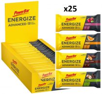 Carton de 25 Barres PowerBar Energize ADVANCED Assorties 55g
