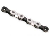 Cha�ne KMC X12 Argent/Noir 12v + Attache Rapide