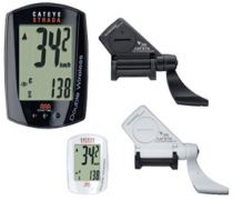 Compteur Cateye Strada Double Wireless CC-RD400DW avec Cadence - 9 Fonctions - Mini:45x30mm