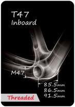 Cuvettes Token T47 Ninja BB47V24 Roulements Premium