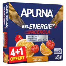 Etui 5 Gels Energie Apurna 35g - Passage Difficile & Fin d\'Epreuve