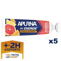 Etui 5 Gels Energie Apurna 35g Longue Distance (+2h)