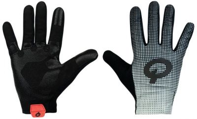 Gants Mi-saison Gris Foncé à Pois, Noeud Pinup - Taille Unique
