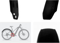 Garde-Boue Gravel Acid Mudguard Set 53 28\ /700 Arrière Noir réf.93370