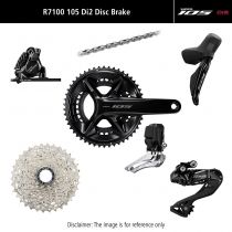 Groupe Shimano 105 Disc R7170 Di2 12v Complet - En Stock !