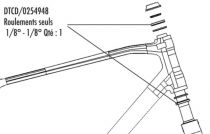 Kit 2 Roulements Direction Look 566 en 1`1/8 - DTCD/0254948