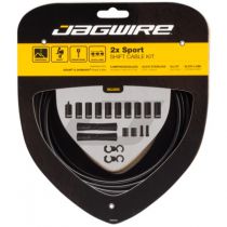 Kit Jagwire 2x Sport UCK302 Gaines Noires + Câbles Dérailleurs Route