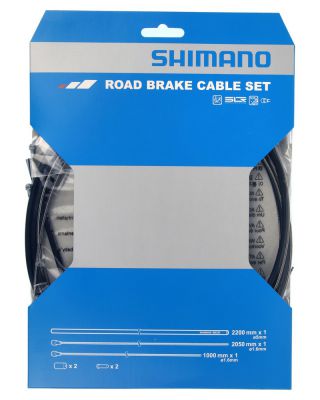 Shimano Kit de traction de frein pour vélo de route PTFE, jaune
