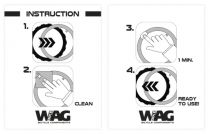 Kit WAG Rustines Autocollantes pour Chambres TPU