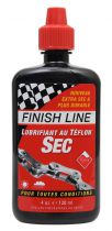 Lubrifiant 120ml Finish Line Teflon 4OZ pour Temps Sec