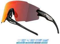 Lunettes Force Mantra Noir, Ecran Rouge Miroir