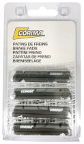 Patins de Freins Corima Gris Synthtiques - 2 Paires