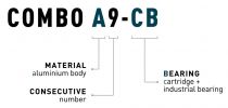 Pédales Cube Acid Combo A9-CB Noir