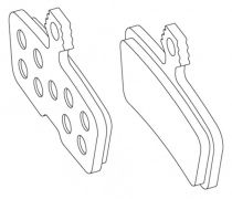 Plaquettes Frein Disque Sram Avid Code 2011+ Metallique/Acier - Rf. 00.5315.023.010