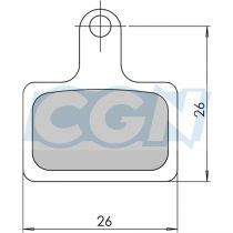 Plaquettes Frein SwissStop Disc 34E Organique Adaptable Shimano BR-RS805 / BR-RS505
