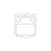 Plaquettes Freins WAG pour Campagnolo Sport Semi-M&eacute;tallique