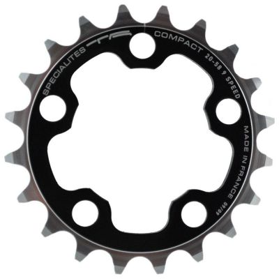 Plateau TA Compact 58 mm 5 Branches VTT Noir