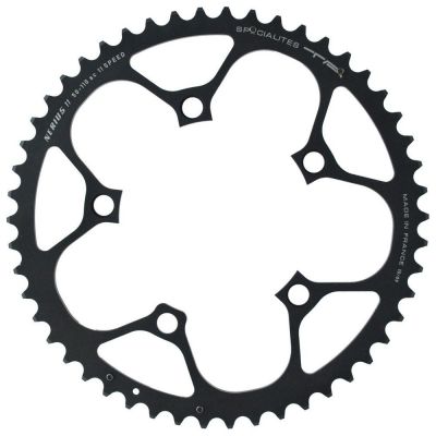Plateau Extérieur Vélo Specialites TA Nerius 11X - Compatible Campagnolo CT 110 PCD, Anthracite