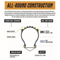 Pneu Gravel Deli Tire Delium Allrounder Tubeless Ready 700x38