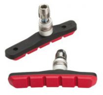 Porte Patins Jagwire V.Brake Mountain Sport BWP5008 Rouge Complets - Paire
