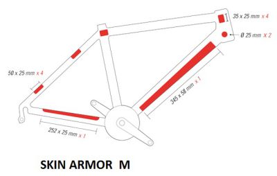 Kit Film Protection cadre VTT Skin Full Bike One 500 Kit VTT Cadre