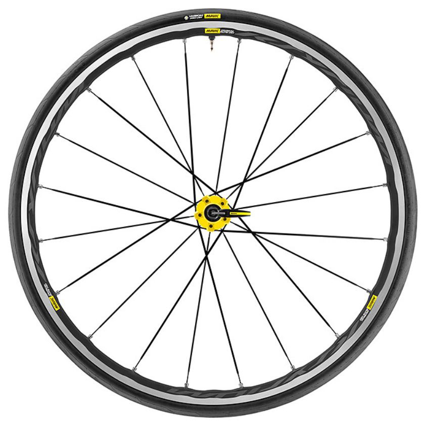 Roue Arrière Mavic Ksyrium Elite UST Jaune 2018