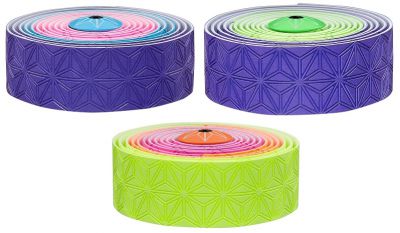 Ruban guidoline vélo Supacaz Super Sticky Kush Star Fade Oil Slick