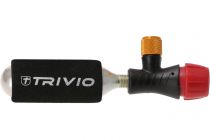 Sacoche de Selle Trivio TRV-SB-012 + Chambre 42mm + 3 Démonte pneus + Bombe 16g + Gonfleur