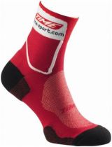Socquettes Time Ulteam Max Coolmax/Climawell Rouge/Blanc