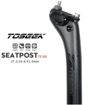 Tige de Selle Carbone Toseek Noir Mat
