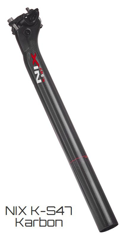 Seat Mo Fibre De Carbone Tige De Selle Vtt En Carbone 25mm, Tube