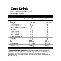 Tube 20 Tablettes Electrolytes Nduranz Zero Drink