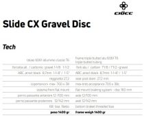 VAE Gravel Ciocc e-Slide SL DCR 2022 Disc - Shimano GRX
