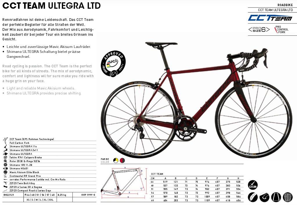 corratec cct team carbon