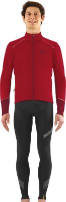 Veste Cyclisme Mavic Windstopper Homme – Taille L, Noire, Softshell, Doublée, Zippée, Avec Poches